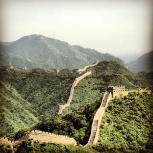 The Great Wall of China was one of the sites WLU students visited.
