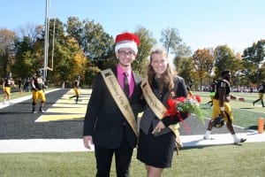 King Justin Earl and Queen Mollie Phillis were crowned Oct. 10, 2015.