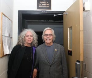 Tom Cervone and his wife Susan are shown at a recent Kelly Theatre production.