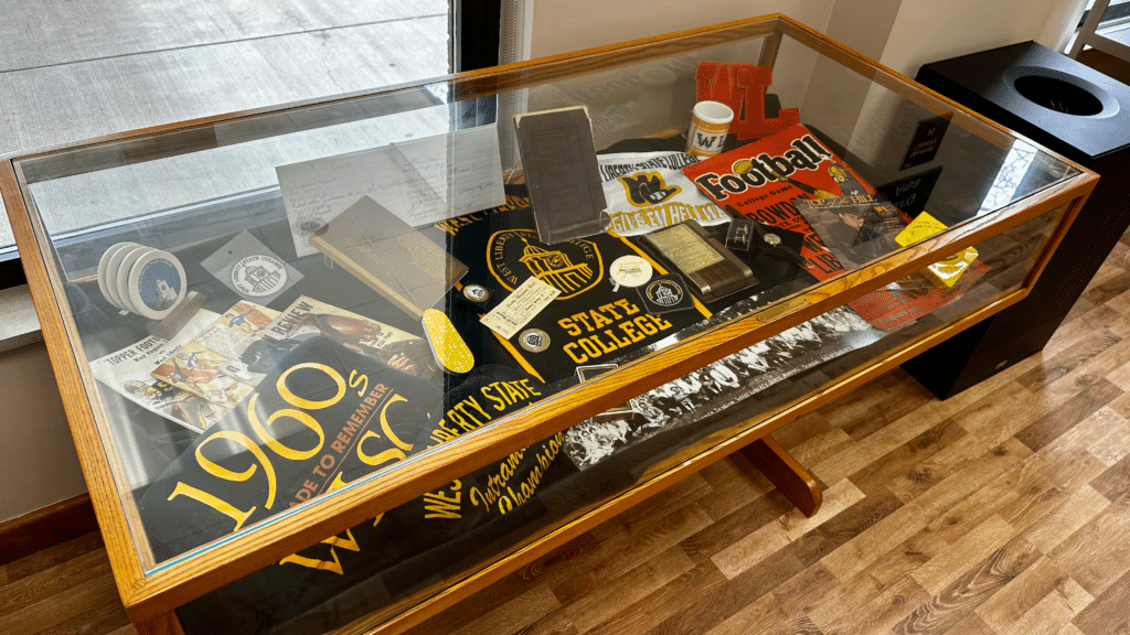 West Liberty University Time Capsule on Display in Elbin Library