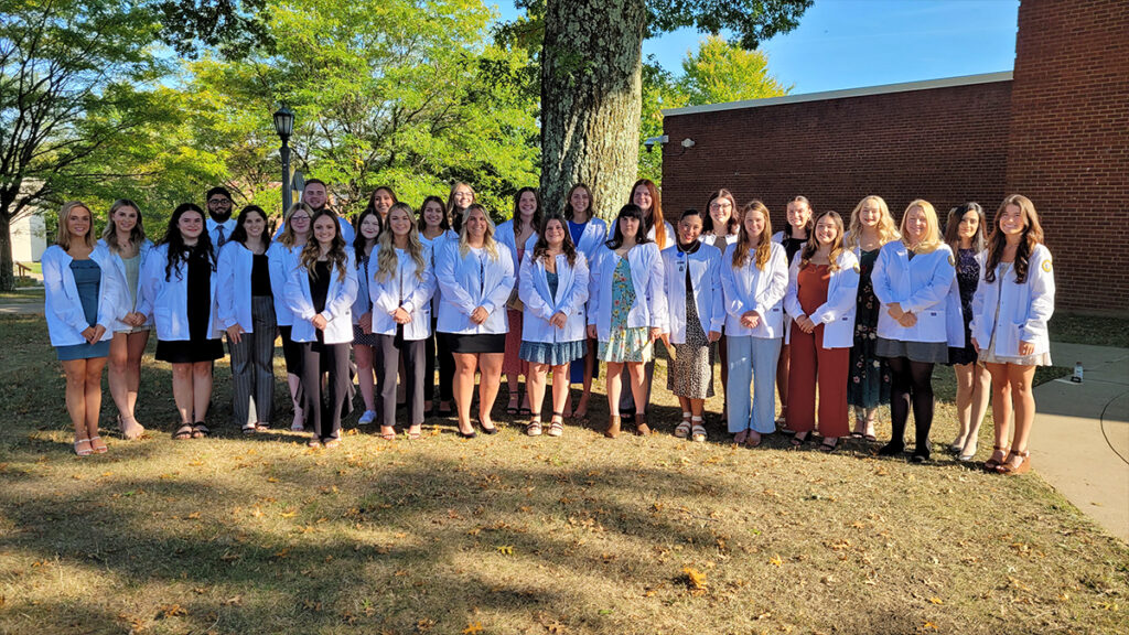 WLU Nursing Students Accept White Coats